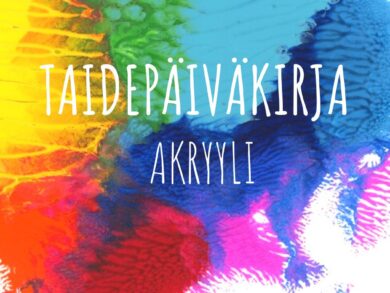 Taidepäiväkirja Akryyli, 3 viikon verkkokurssi.