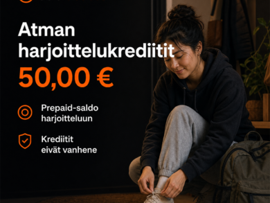 Atman harjoittelukrediitit – 50 €