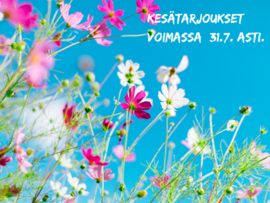 30x kortti KESÄTARJOUS
