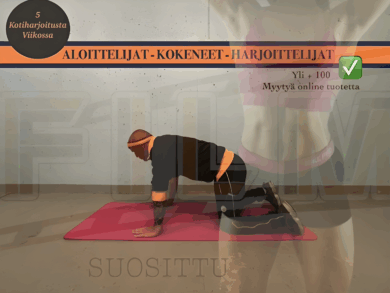 Vahvempi ja kiinteämpi keskivartalo -harjoituspaketti
