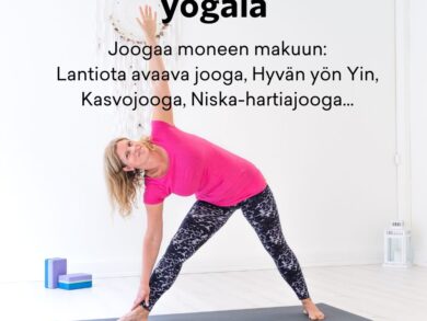Yogaia Joogaa ja treeniä joka lähtöön.
